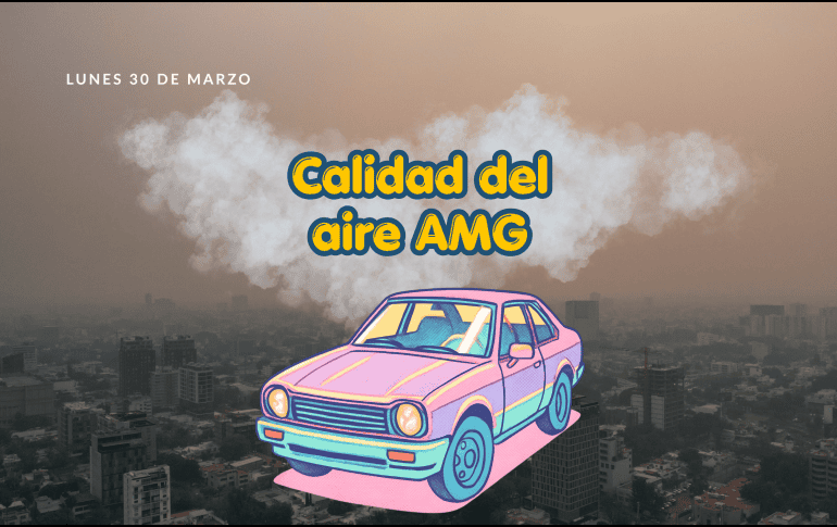 Este lunes 30 de marzo, SEMADET registra mala calidad de aire en Santa Fe con 57 puntos IMECA. EL INFORMADOR / ARCHIVO