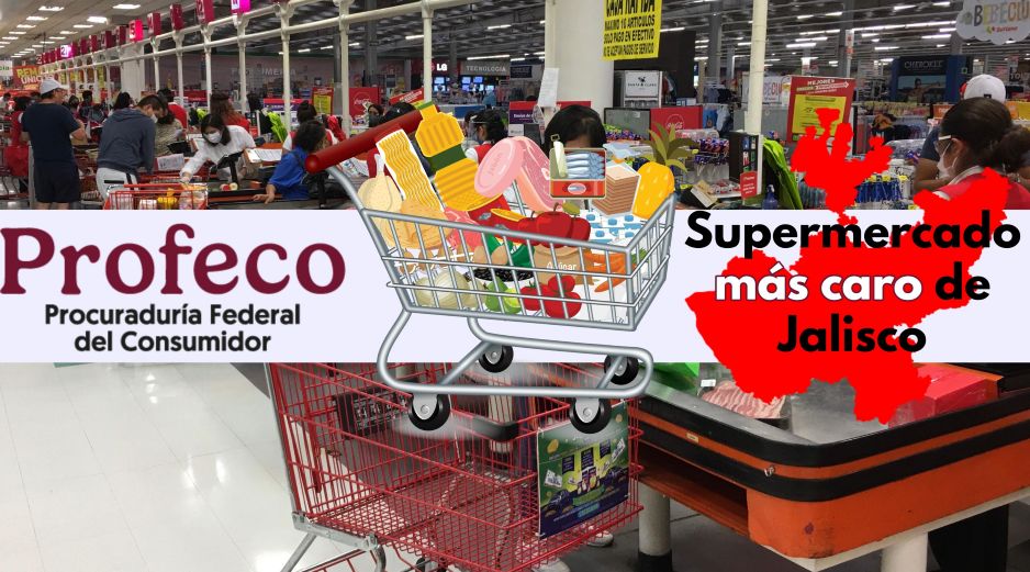 En este supermercado encuentras los precios más altos de todo el estado para adquirir la Canasta Básica; se encuentra en Guadalajara. EL INFORMADOR / ARCHIVO