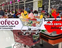 En este supermercado encuentras los precios más altos de todo el estado para adquirir la Canasta Básica; se encuentra en Guadalajara. EL INFORMADOR / ARCHIVO