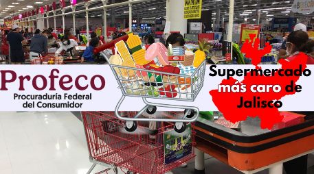 En este supermercado encuentras los precios más altos de todo el estado para adquirir la Canasta Básica; se encuentra en Guadalajara. EL INFORMADOR / ARCHIVO