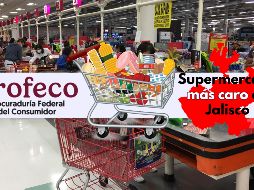 En este supermercado encuentras los precios más altos de todo el estado para adquirir la Canasta Básica; se encuentra en Guadalajara. EL INFORMADOR / ARCHIVO