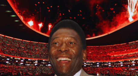 Aunque el Estadio Azteca cambió de nombre, no la historia de las grandes figuras que jugaron en su cancha, como Pelé. SUN  / ARCHIVO