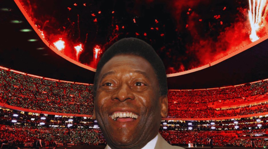 Aunque el Estadio Azteca cambió de nombre, no la historia de las grandes figuras que jugaron en su cancha, como Pelé. SUN  / ARCHIVO