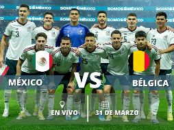 México se mide ante Bélgica en Chicago en un duelo amistoso de vital importancia para Javier Aguirre rumbo al Mundial 2026. ESPECIAL / IMAGO7 y CANVA