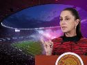 Claudia Sheinbaum aseguró que el partido amistoso México vs Portugal, que se jugó el sábado pasado en la reinauguración del Estadio Azteca, ofreció un primer ensayo exitoso rumbo al Mundial 2026. ESPECIAL, EFE / M. Guzmán e IMAGO7