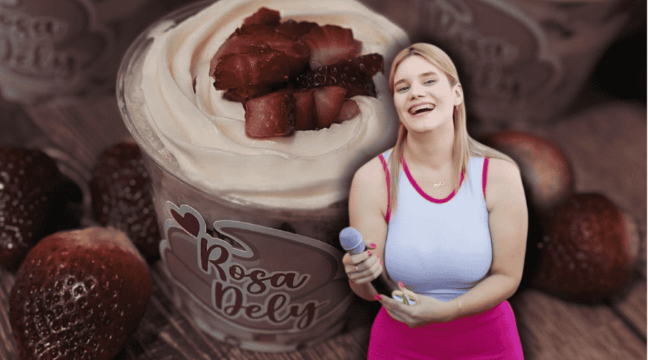 Carmiña Castro genera contenido en redes sociales gracias a su negocio de repostería. ESPECIAL/Instagram @rosadelyy_