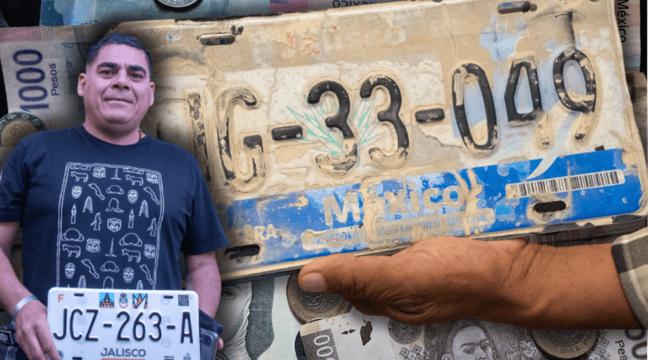 La Secretaría de Hacienda Pública exhortó a los contribuyentes a no dejar el trámite de cambio de placas para el último momento. ESPECIAL/Gobierno de Jalisco/Canva