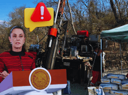 Sheinbaum confirmó que autoridades del país rescataron con vida a uno de los cuatro mineros atrapados tras un derrumbe en la mina Santa Fe. SUN / F. Rojas / ARCHIVO