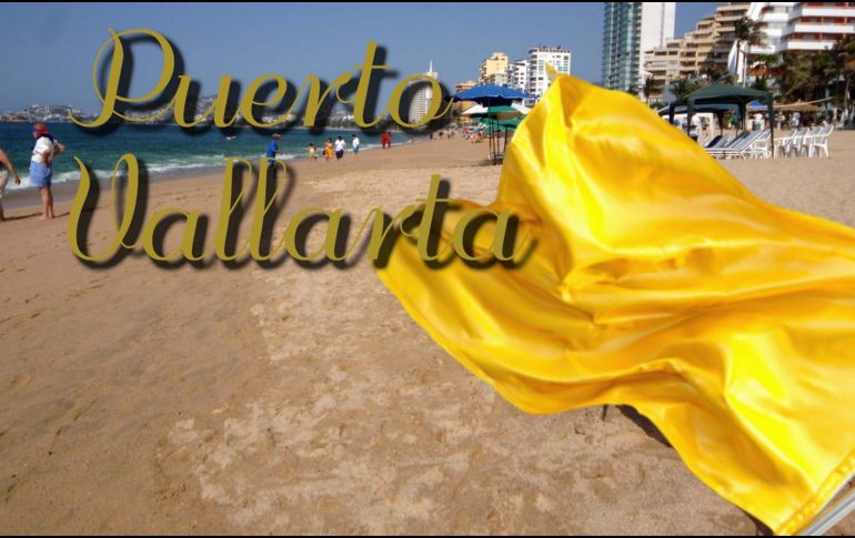 Así se encuentran las playas de Puerto Vallarta este lunes 30 de marzo de 2026. ESPECIAL / FACEBOOK Protección Civil y Bomberos Puerto Vallarta