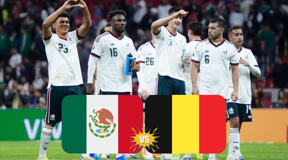 El México vs Bélgica será la última gran prueba de fuego del Tri antes de definir la base de jugadores por la Copa Mundial de la FIFA 2026. Imago7 / ARCHIVO