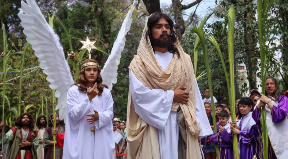 La Semana Santa 2026 arrancó en Iztapalapa con el tradicional Domingo de Ramos. SUN/L. Camacho