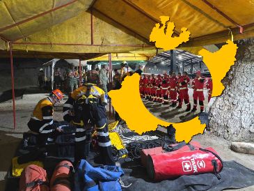 Se prevé que el contingente jalisciense esté arribando a la mina Santa Fe en Sinaloa durante la mañana de este martes para integrarse de inmediato a la operación. ESPECIAL / SUN / ARCHIVO / UEPCBJ