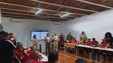 Se prevé que el contingente jalisciense esté arribando a la mina Santa Fe en Sinaloa durante la mañana de este martes para integrarse de inmediato a la operación. ESPECIAL / UEPCBJ