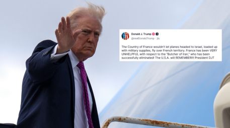 Esto dijo Trump contra Francia y Reino Unido esta mañana en Truth Social. AP / ARCHIVO