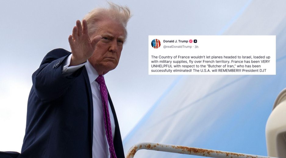 Esto dijo Trump contra Francia y Reino Unido esta mañana en Truth Social. AP / ARCHIVO