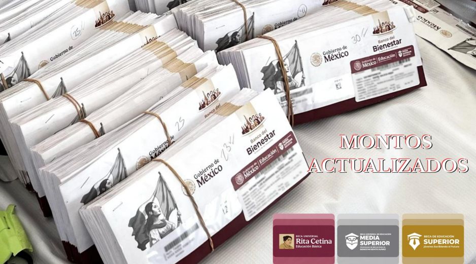 Como cada periodo, los montos del pago varían según el nivel educativo de cada alumno. ESPECIAL / Programas del Bienestar y CANVA