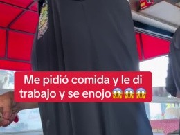 "Te pedí comida, no trabajo": Indigente y taquero se hacen virales tras discusión | VIDEO