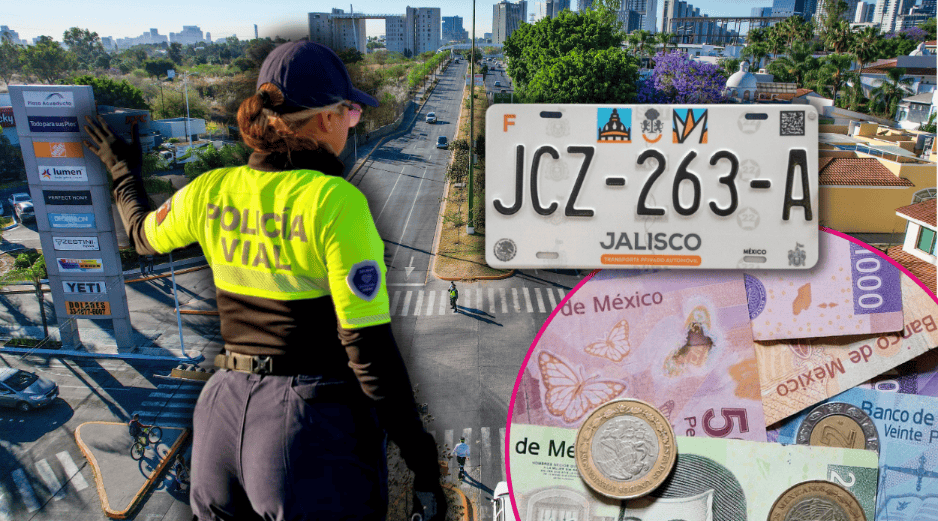 Los automovilistas que no realicen el cambio de placas podrían recibir una multa por parte de la Policía Vial de Jalisco. EL INFORMADOR/ARCHIVO ESPECIAL/X @JaliscoVial