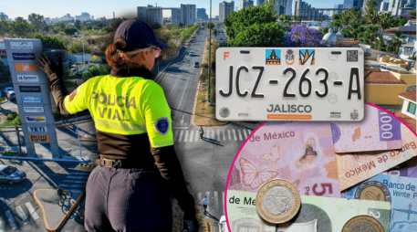 Los automovilistas que no realicen el cambio de placas podrían recibir una multa por parte de la Policía Vial de Jalisco. EL INFORMADOR/ARCHIVO ESPECIAL/X @JaliscoVial
