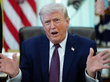 "Vayan a conseguir su propio petróleo": con estas palabras, Donald Trump tronó en contra de los aliados de EU en el Golfo Pérsico. EFE/A. Schwartz