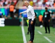 El técnico reconoció que el rendimiento no fue el ideal durante todo el encuentro. EFE/ F. Guasco.