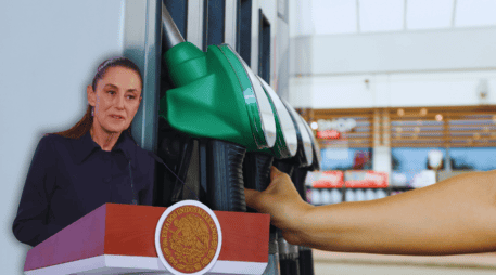 Sheinbaum se refirió a las acciones de supervisión que realizarán autoridades como la Procuraduría Federal del Consumidor (Profeco) a gasolineras. SUN / G. Pano / ESPECIAL / CANVA