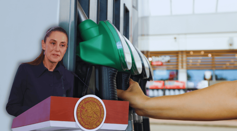 Sheinbaum se refirió a las acciones de supervisión que realizarán autoridades como la Procuraduría Federal del Consumidor (Profeco) a gasolineras. SUN / G. Pano / ESPECIAL / CANVA