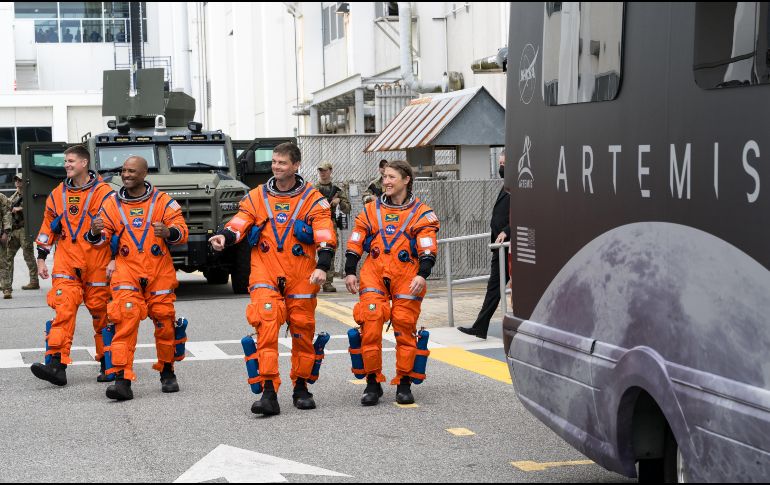 En ningún momento interrumpió la cuenta regresiva para el despegue desde el Centro Espacial Kennedy. EFE/A. Gemignani/NASA