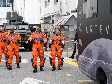 En ningún momento interrumpió la cuenta regresiva para el despegue desde el Centro Espacial Kennedy. EFE/A. Gemignani/NASA