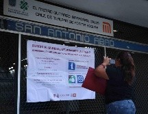 El metro San Antonio Abad está fuera de servicio desde hace dos semanas. SUN