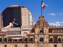 Antes de que se diera a conocer la identidad de la mujer que tomó el sol en Palacio Nacional, Sheinbaum admitió que los videos no eran IA. ESPECIAL/Gobierno de México/Redes Sociales