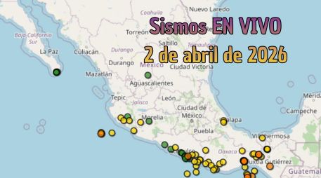 EN VIVO | Sismos en México | Jueves 2 de abril. ESPECIAL / SSN