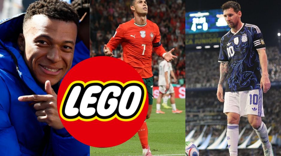 LEGO logró reunir a CR7, Messi, Mbappé y Vinícius para jugar, y no precisamente al futbol. EFE / ARCHIVO