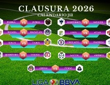 La J13 del Clausura 2026 podrá seguirse a través de distintas señales de televisión abierta, de paga y plataformas digitales, dependiendo del equipo que es local. ESPECIAL / CANVA