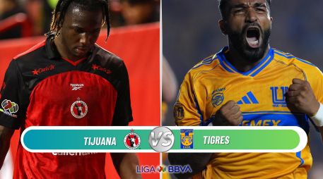 Este viernes 3 de abril, Tijuana recibirá a Tigres en el Estadio Caliente por la Jornada 13 del Clausura 2026. ESPECIAL / IMAGO7 y CANVA