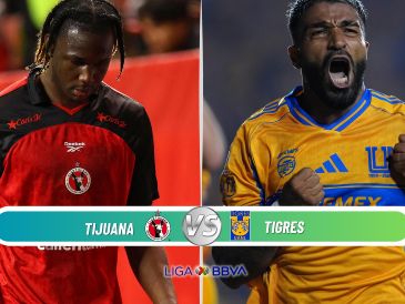 Este viernes 3 de abril, Tijuana recibirá a Tigres en el Estadio Caliente por la Jornada 13 del Clausura 2026. ESPECIAL / IMAGO7 y CANVA