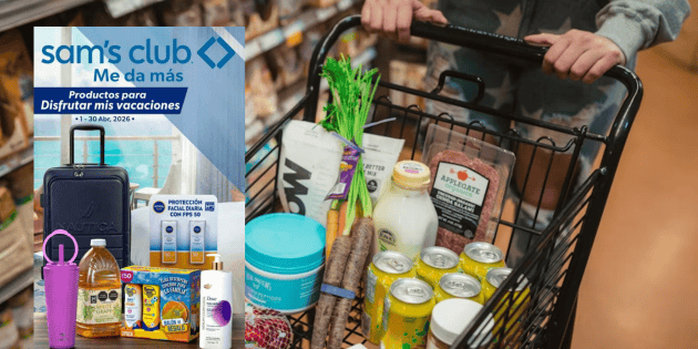 Cuponera de Sams Club en abril 2026 para "Disfrutar mis Vacaciones"