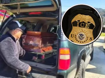 Este jueves 02 de abril del 2026, el cuerpo de Royer fue recibido por su familia y amigos. ESPECIAL/AP