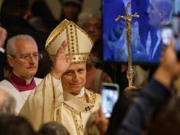 Es la primera vez que el propio papa León XIV realiza el Lavatorio de Pies. EFE/G. Lami