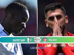 Querétaro recibe a Toluca en un duelo con objetivos opuestos en la tabla. ESPECIAL / IMAGO7 y CANVA