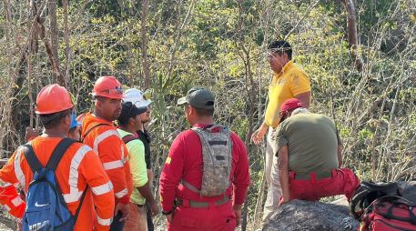 Elementos de Protección Civil Nacional y del Estado de Sinaloa confirmaron que Juan continúa desparecido. CORTESÍA/Hugo Rodríguez