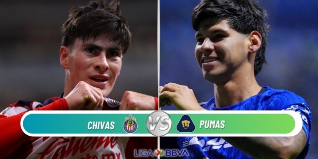Chivas vs Pumas: EN VIVO, horario y d&oacute;nde ver el partido de la J13 del Clausura 2026