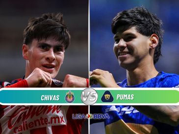 Chivas defiende el liderato ante unos Pumas que buscan consolidarse en la parte alta. ESPECIAL / IMAGO7 y CANVA