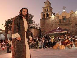 Miguel Iván Alejo Guareño, de 34 años, interpreta a Jesús en la Judea de San Martín de las Flores. CORTESÍA