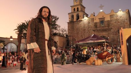 Miguel Iván Alejo Guareño, de 34 años, interpreta a Jesús en la Judea de San Martín de las Flores. CORTESÍA