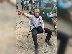 El camarógrafo de N+, Juan Díaz, fue hallado con vida por elementos de la Secretaría de la Defensa Nacional (Defensa) la mañana de este viernes 3 de abril. ESPECIAL