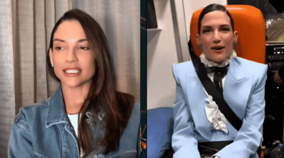 En las imágenes que circularon en redes sociales, la intérprete de “Creo en mí” aparece sonriente dentro de la ambulancia, relatando que, pese a los contratiempos del tránsito, estaba decidida a llegar al festejo de su amigo. INSTAGRAM/nataliajimenezoficial