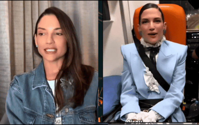 En las imágenes que circularon en redes sociales, la intérprete de “Creo en mí” aparece sonriente dentro de la ambulancia, relatando que, pese a los contratiempos del tránsito, estaba decidida a llegar al festejo de su amigo. INSTAGRAM/nataliajimenezoficial