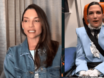 En las imágenes que circularon en redes sociales, la intérprete de “Creo en mí” aparece sonriente dentro de la ambulancia, relatando que, pese a los contratiempos del tránsito, estaba decidida a llegar al festejo de su amigo. INSTAGRAM/nataliajimenezoficial