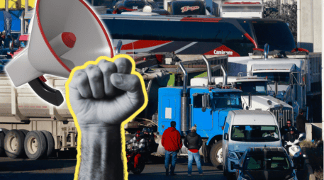 El paro nacional de transportistas y agricultores se llevaría a cabo el próximo lunes 6 de abril según la convocatoria. EFE/F. Gutiérrez ESPECIAL/Unsplash/Canva